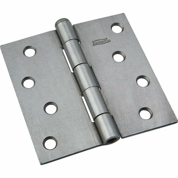 National 4 In. Square Plain Steel Broad Door Hinge N139998